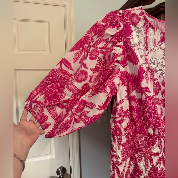 FARM Rio Pink and White Mini Dress - Picture 5 of 8